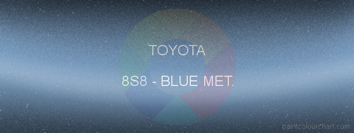Toyota paint 8S8 Blue Met.