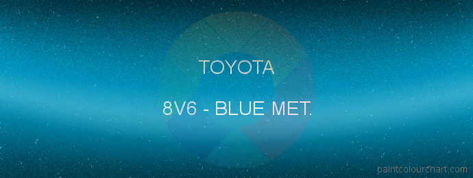 Toyota paint 8V6 Blue Met.