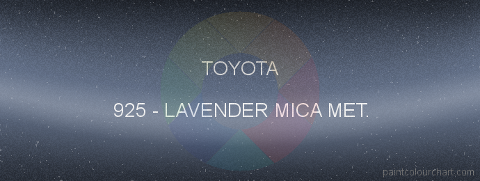 Toyota paint 925 Lavender Mica Met.