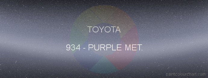 Toyota paint 934 Purple Met.