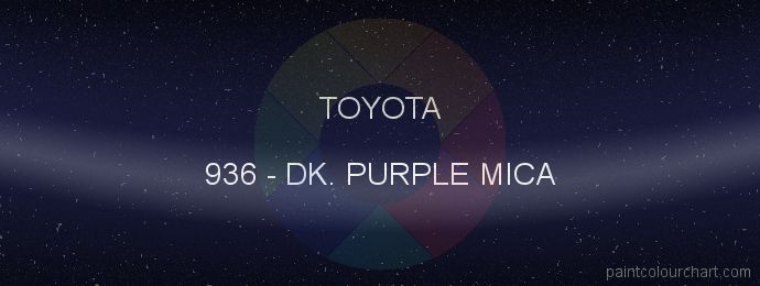 Toyota paint 936 Dk. Purple Mica