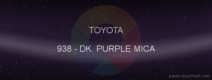 Toyota paint 938 Dk. Purple Mica