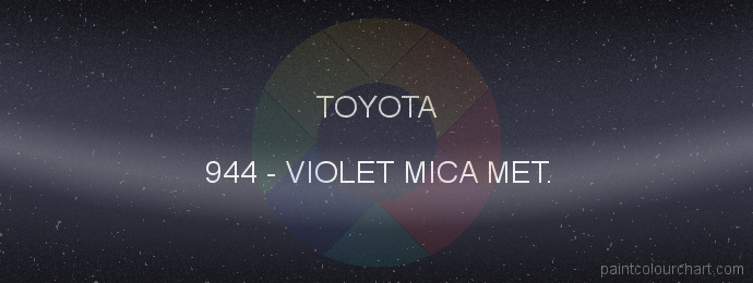 Toyota paint 944 Violet Mica Met.