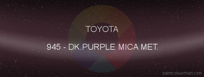 Toyota paint 945 Dk.purple Mica Met.