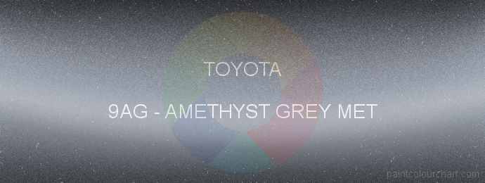 Toyota paint 9AG Amethyst Grey Met