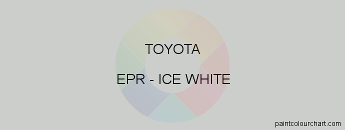 Toyota paint EPR Ice White