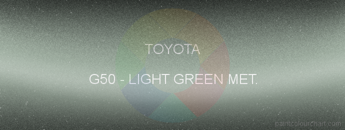 Toyota paint G50 Light Green Met.