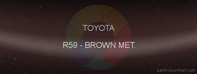 Toyota paint R59 Brown Met.