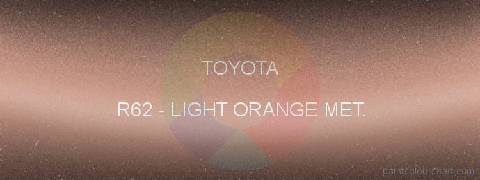 Toyota paint R62 Light Orange Met.
