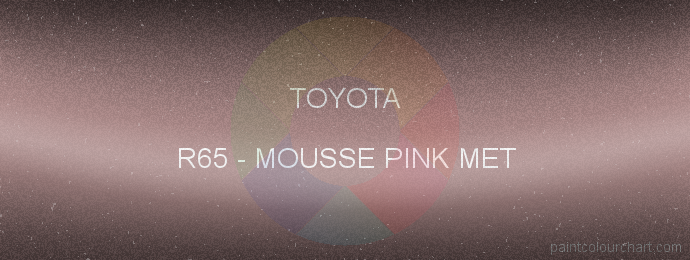 Toyota paint R65 Mousse Pink Met