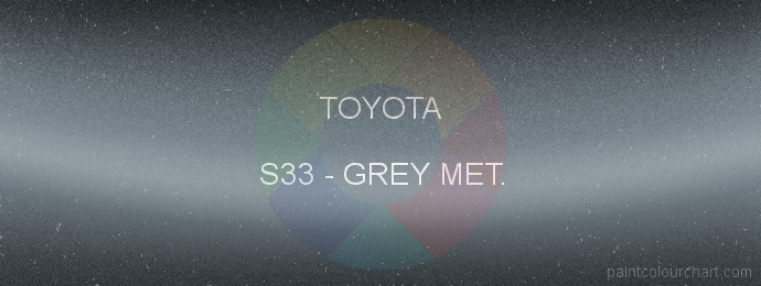 Toyota paint S33 Grey Met.