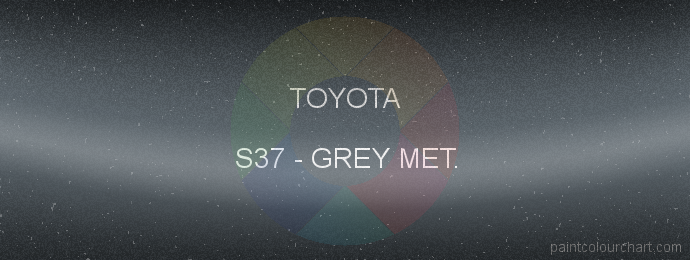 Toyota paint S37 Grey Met.