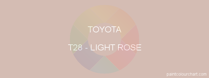 Toyota paint T28 Light Rose