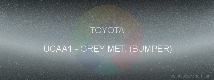 Toyota paint UCAA1 Grey Met. (bumper)