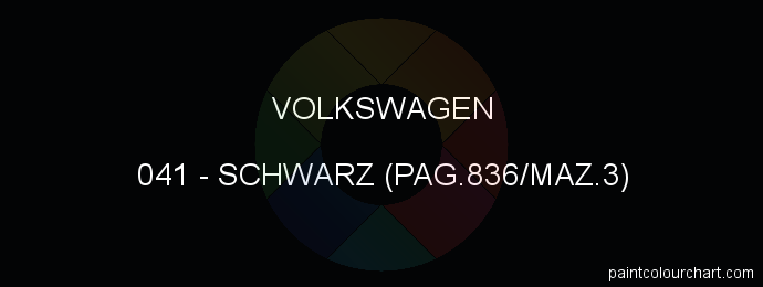 Volkswagen paint 041 Schwarz (pag.836/maz.3)