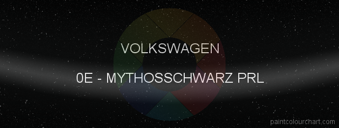 Volkswagen paint 0E Mythosschwarz Prl
