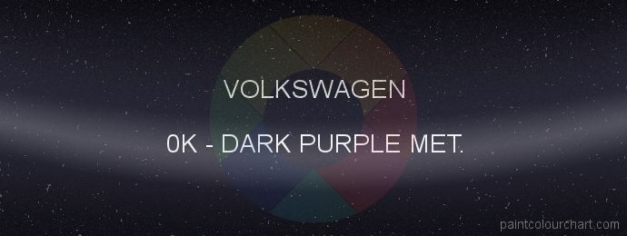 Volkswagen paint 0K Dark Purple Met.