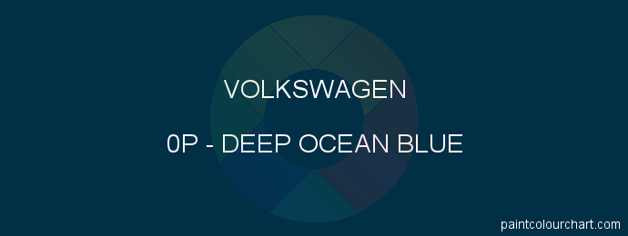 Volkswagen paint 0P Deep Ocean Blue