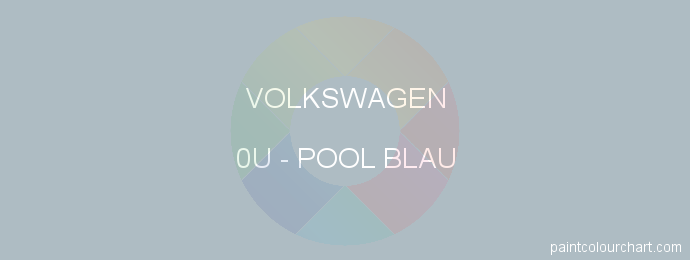 Volkswagen paint 0U Pool Blau