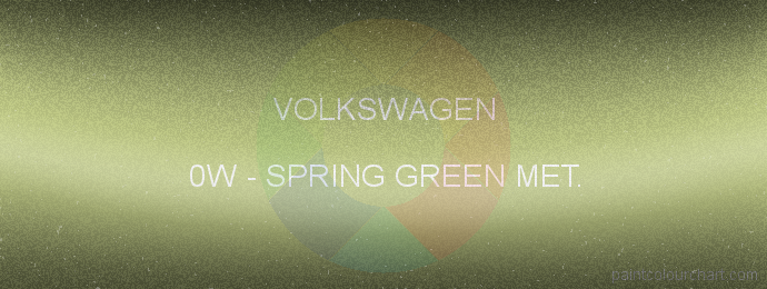 Volkswagen paint 0W Spring Green Met.