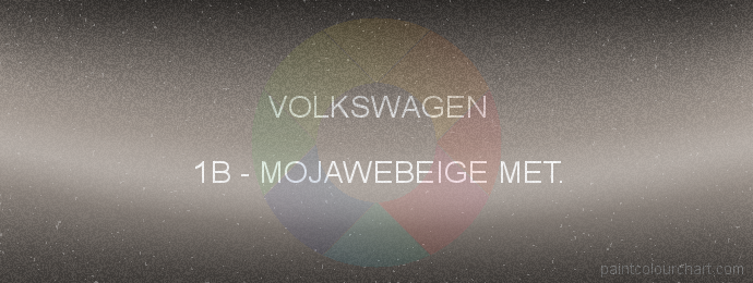 Volkswagen paint 1B Mojawebeige Met.