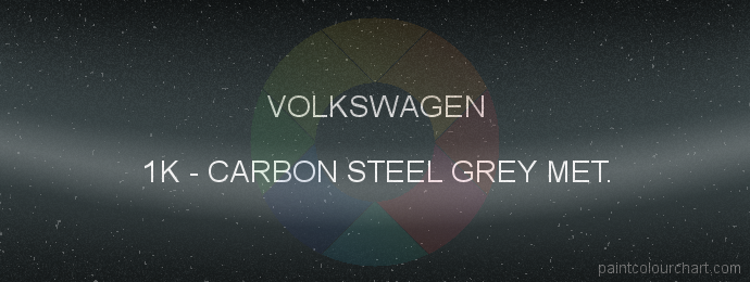 Volkswagen paint 1K Carbon Steel Grey Met.
