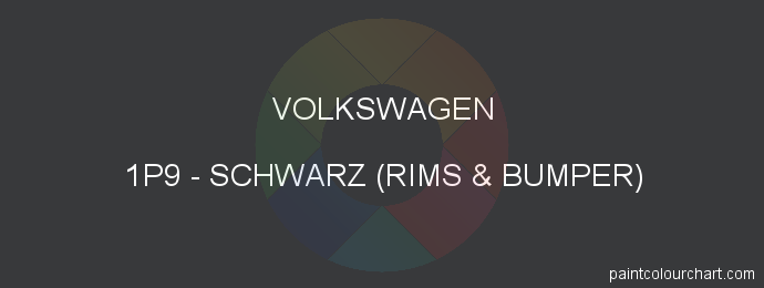 Volkswagen paint 1P9 Schwarz (rims & Bumper)