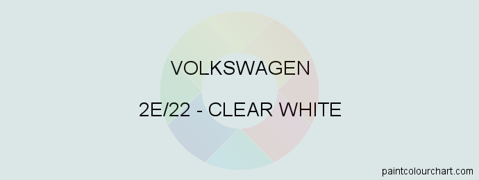 Volkswagen paint 2E/22 Clear White
