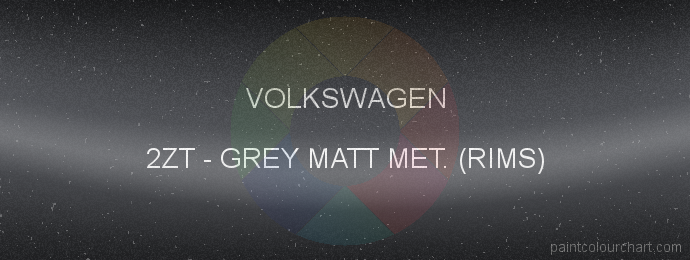 Volkswagen paint 2ZT Grey Matt Met. (rims)