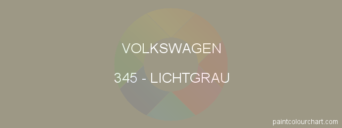 Volkswagen paint 345 Lichtgrau