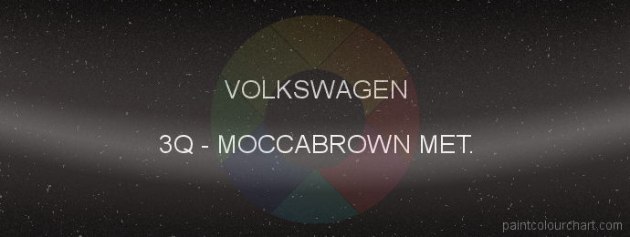 Volkswagen paint 3Q Moccabrown Met.