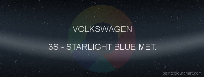 Volkswagen paint 3S Starlight Blue Met.