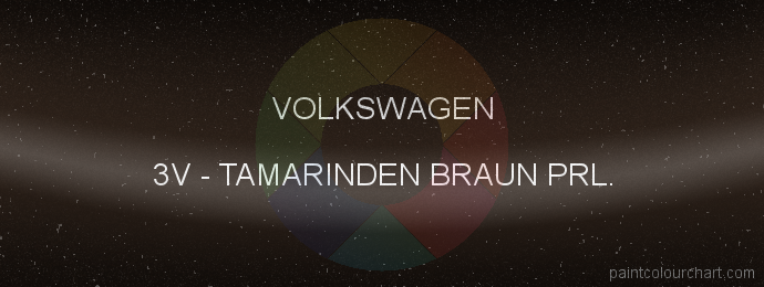 Volkswagen paint 3V Tamarinden Braun Prl.