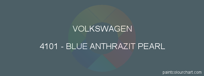Volkswagen paint 4101 Blue Anthrazit Pearl