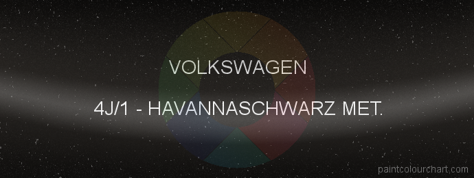 Volkswagen paint 4J/1 Havannaschwarz Met.