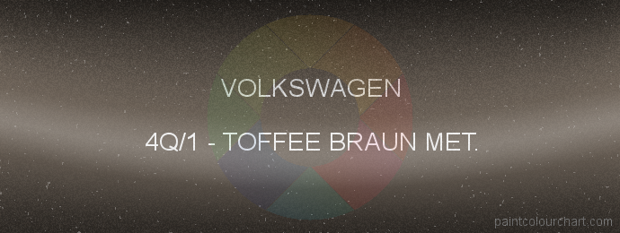 Volkswagen paint 4Q/1 Toffee Braun Met.