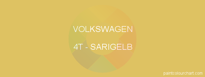 Volkswagen paint 4T Sarigelb
