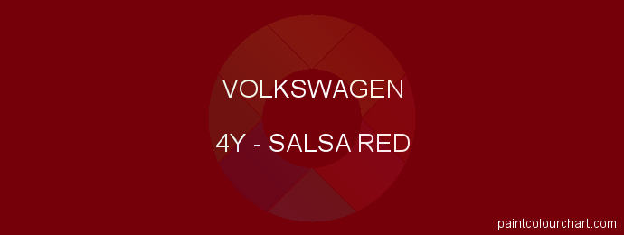 Volkswagen paint 4Y Salsa Red