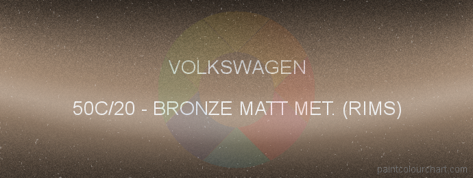 Volkswagen paint 50C/20 Bronze Matt Met. (rims)