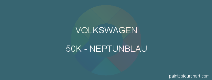 Volkswagen paint 50K Neptunblau