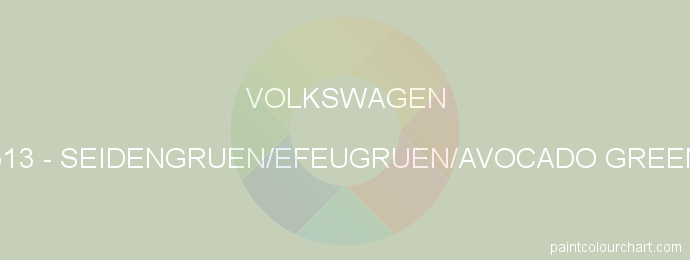 Volkswagen paint 513 Seidengruen/efeugruen/avocado Green