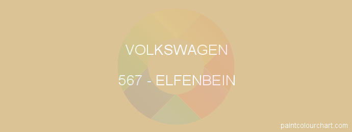 Volkswagen paint 567 Elfenbein
