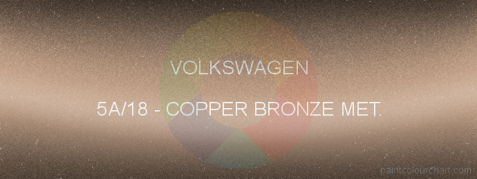 Volkswagen paint 5A/18 Copper Bronze Met.