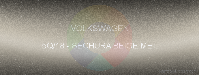 Volkswagen paint 5Q/18 Sechura Beige Met.