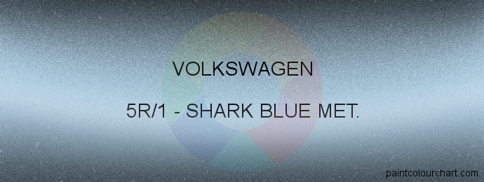 Volkswagen paint 5R/1 Shark Blue Met.