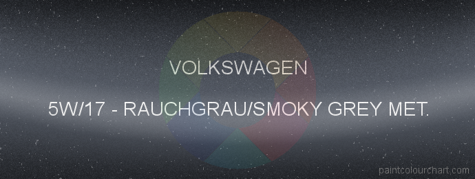 Volkswagen paint 5W/17 Rauchgrau/smoky Grey Met.