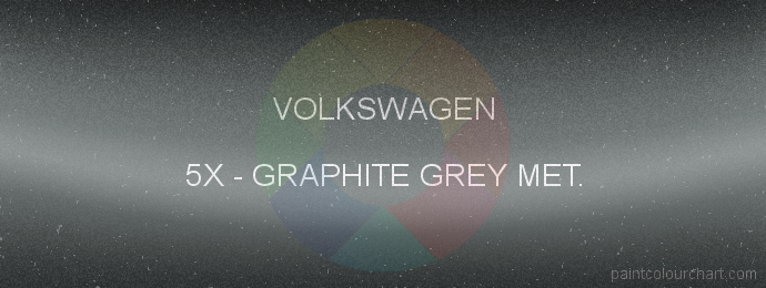 Volkswagen paint 5X Graphite Grey Met.