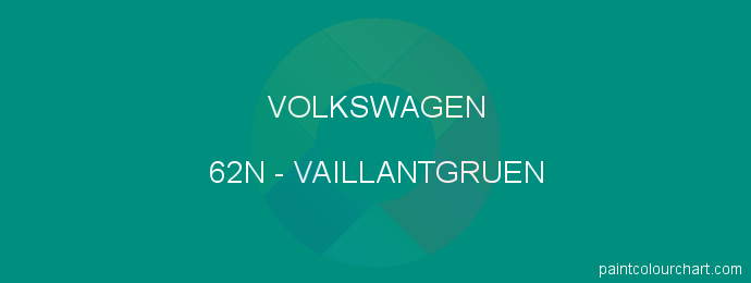 Volkswagen paint 62N Vaillantgruen