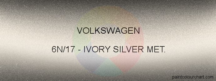 Volkswagen paint 6N/17 Ivory Silver Met.