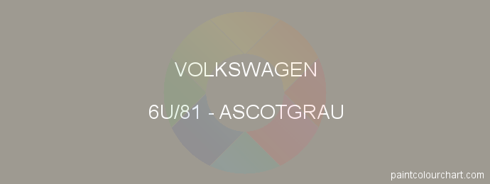 Volkswagen paint 6U/81 Ascotgrau